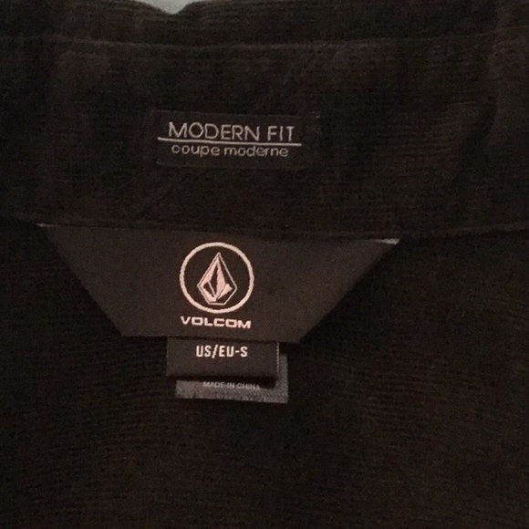 Volcom Courduroy Shirt size S youth - Picture 2 of 5